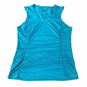 MOVING COMFORT - WOMENS AQUA ATHLETIC SHIRT SZ XL